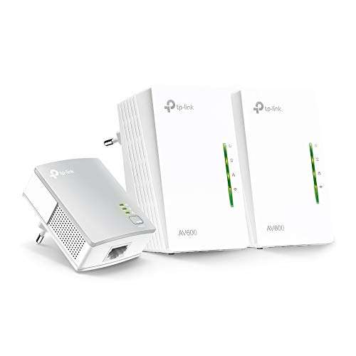 Kit de CPL TP-Link WiFi N PowerLine AV500 Extender TL-WPA4220 (600 Mbps) - 1 prise CPL filaire + 2 prises CPL Wi-Fi (2 ports)