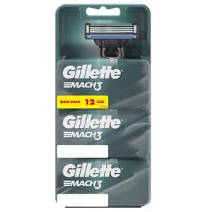 Lot de 12 (3x4) lames de rasoir Gillette Mach 3 (via 21,49€ sur la carte fidélité)