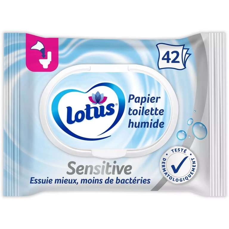 Lotus Papier Toilette Humide Aloé Véra 42 Lingettes (lot de 6) - Cdiscount  Puériculture & Eveil bébé