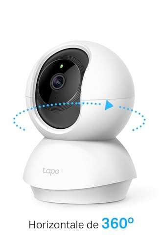 Caméra Surveillance WiFi intérieure Tapo 2K(3MP) Tapo C210 2 Pack,Détection de personne,Audio Bidirectionnel,Compatible avec Alexa et Google