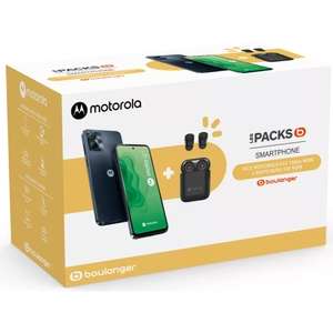 Smartphone 6,5" Motorola Moto G13 - 128 Go de stockage, 4 Go de RAM + Moto Buds 120 (Noir)