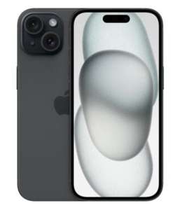 Smartphone 6,1" Apple iPhone 15 Noir - 128Go (130,50€ via Carte fidélité)
