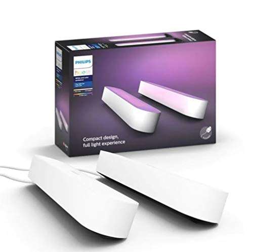 Philips Hue Play Pack White & Color Ambiance, Blanc, Pack de 2