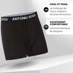 Lot de 12 boxers ajustés Antonio Rossi - diverses tailles