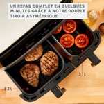 Friteuse sans huile Moulinex Easy Fry and Grill Dual Inox EZ905D20 (+ 7,50€ en Rakuten Points) - Vendeur Boulanger