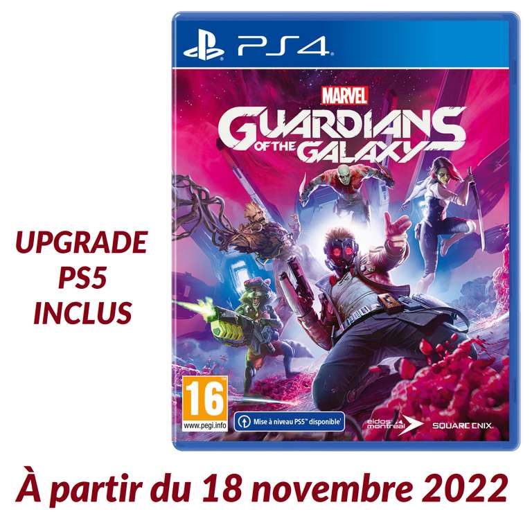 Sélection de jeux PS4, PS5 & Xbox en promotion - Ex: Marvel's Guardians of the Galaxy PS4 (mise à niveau PS5 incluse et gratuite)