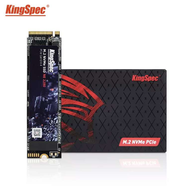 SSD interne M.2 KingSpec PCIe - 512 Go