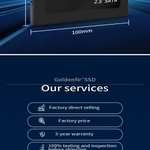 SSD interne 2.5" Goldenfir - 120 Go à 11.73€, 240 Go à 16.50€, 480 Go à 22.27€ & 1 To à 44.21€