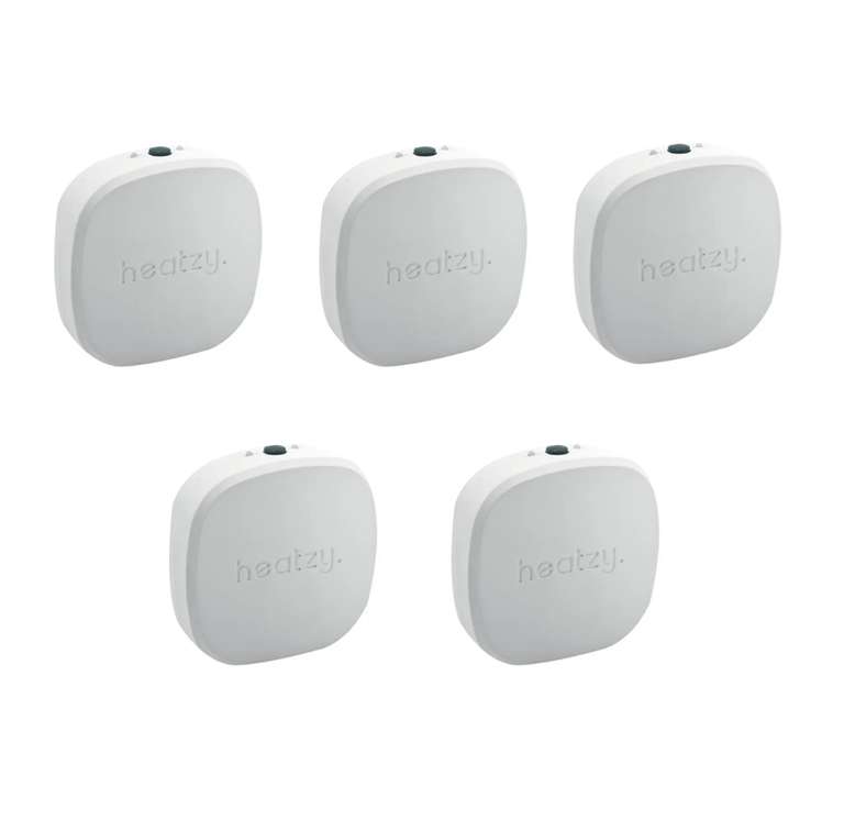 Lot de 5 thermostats connectés Heatzy Pilote - Compatibles radiateurs  électriques, App Android et iOS, Compatible Home Assistant et Jeedom –