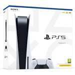 Console Sony Playstation 5 (PS5) - Edition Standard (+ 22.20€ en Rakuten Points - Carrefour)