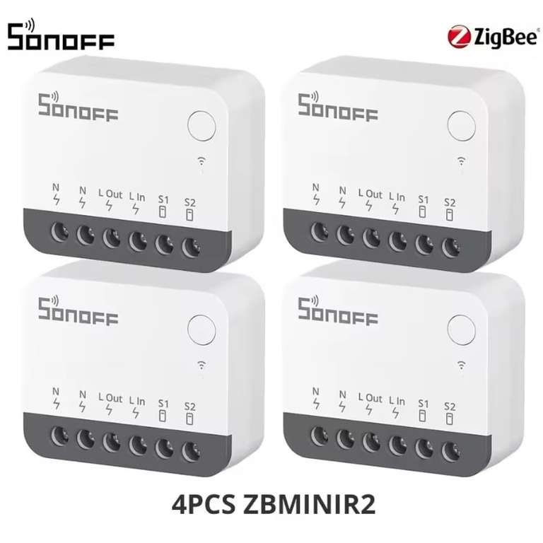 Pack De 3 Modules Domotiques Sonoff Mini R2 - Application Intelligente - Neuf