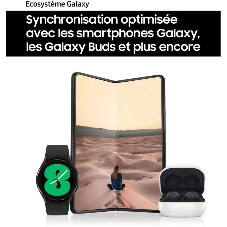 Montre connectée Samsung Galaxy Watch4 Noir - 40mm (Vendeur Tiers)