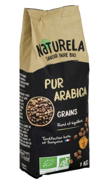 Café Grains Pur Arabica BIO (1kg)