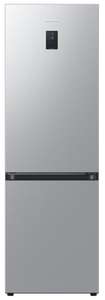 Réfrigérateur combiné - 230 L + 114 L - Froid ventilé - 59,5 x 65,8 x 185,3 cm - gris métallisé