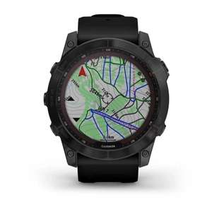 Montre GPS Garmin Fenix 7X Sapphire Solar Carbon Gray (mavillemonshopping.fr)