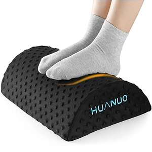 Repose-pieds ergonomique Huanuo avec 2 housses en option, coussin de pied de bureau avec rembourrage en mousse ferme (vendeur tiers)