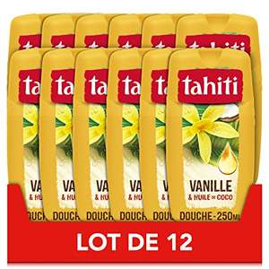 Lot de 12 Gels douche Tahiti Vanille - 12x250ml