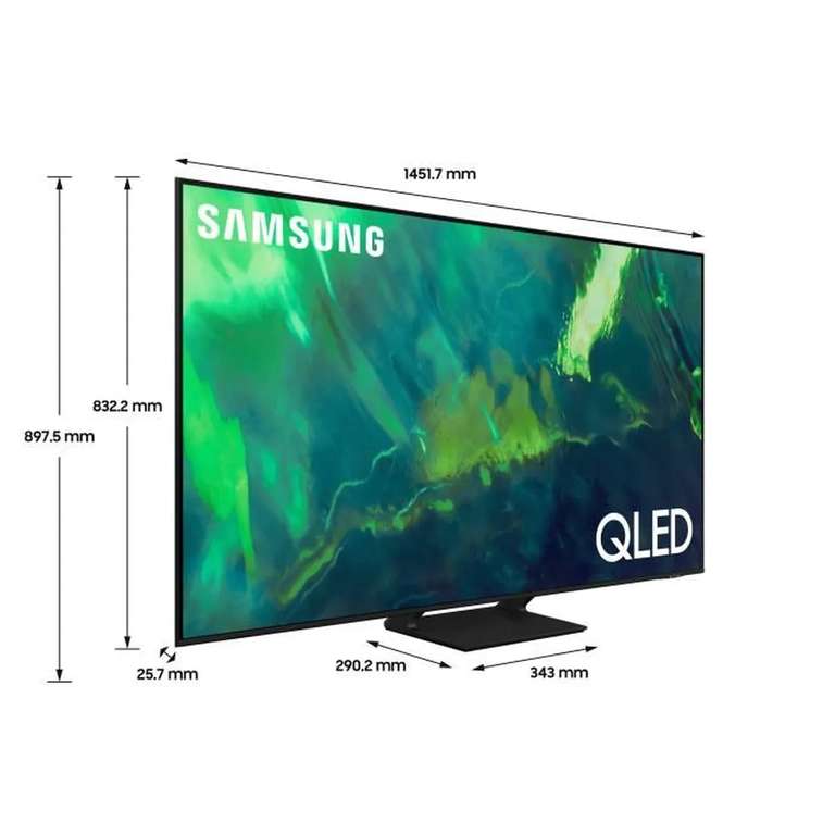 TV QLED 65" Samsung QE65Q70A - 4K UHD, 100 Hz, Smart TV