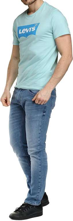 T-shirt Levi's Graphic Crewneck Homme, Turquoise - Tailles XS, S, M, XXL