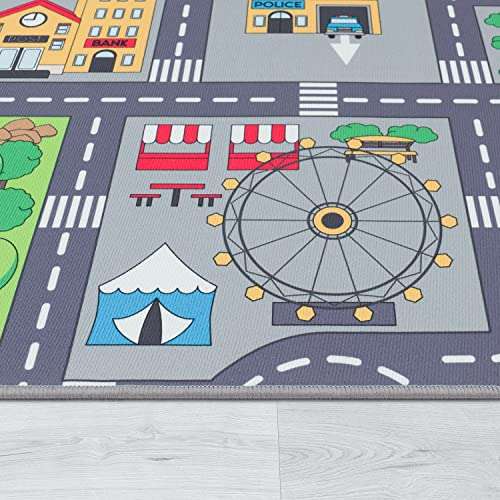 Tapis de jeu pour enfants Paco Home - polyamide épaisseur 5 mm, 80 x 150 cm (vendeur tiers)
