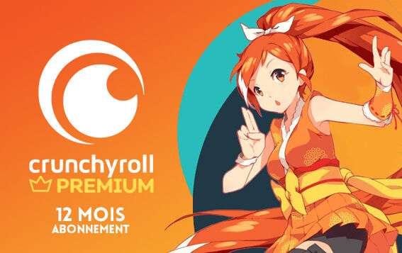 Abonnement de 12 mois à Crunchyroll Premium