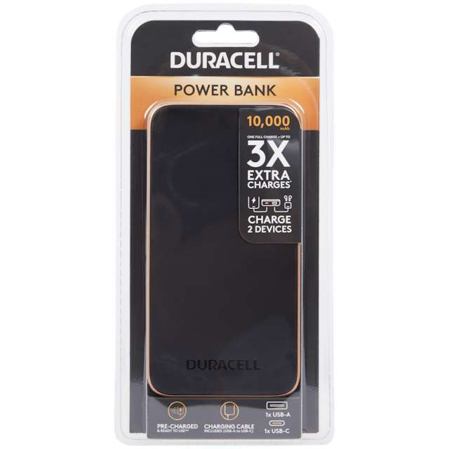 Batterie externe Duracell 10 000mAh
