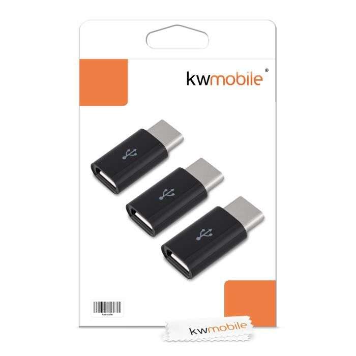 Lot de 3 Adaptateurs Micro USB vers USB C (vendeur tiers)