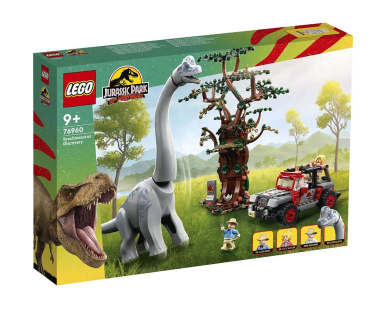 LEGO Jurassic World 76960 : La découverte du Brachiosaure