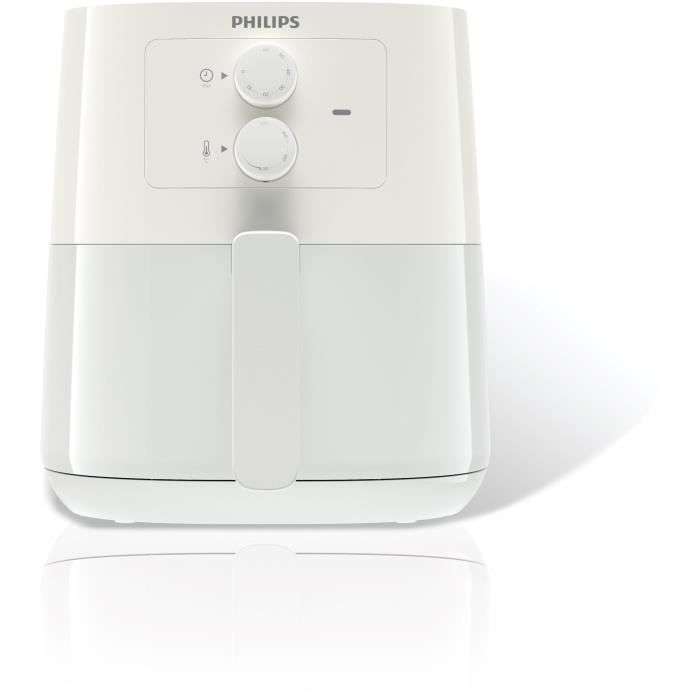 (CDAV) Friteuse sans huile Philips Airfryer 3000 Series L HD9200/10 - 1400W, 0,8kg, Technologie Rapid Air, 7 préréglages - Blanc, gris