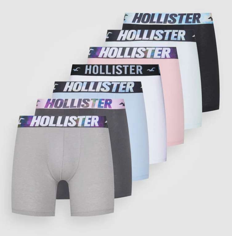 Lot de 7 boxers Hollister - Tailles XS à M