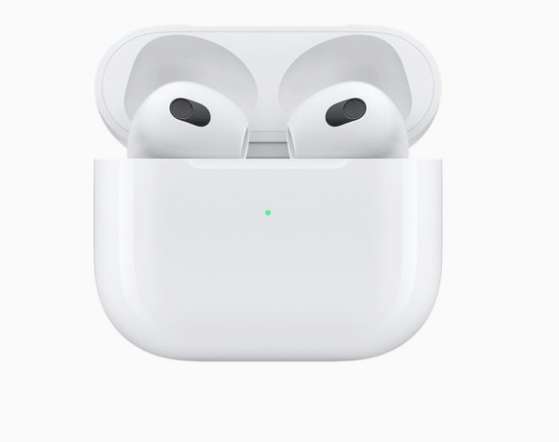 Ecouteurs sans fil Apple AirPods 3 - Avec boîtier de charge Lightning - Blanc