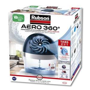 Absorbeur d'humidité Rubson Aero 360° (20m² ) + 4 recharges