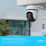 Caméra de Surveillance Extérieur Tapo - WiFi PTZ, 1080P, C500, Détection de Personne et Suivi de Mouvement, Étanche IP65