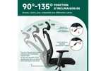 Chaise de bureau ergonomique Aiidoits - Noir (vendeur tiers)