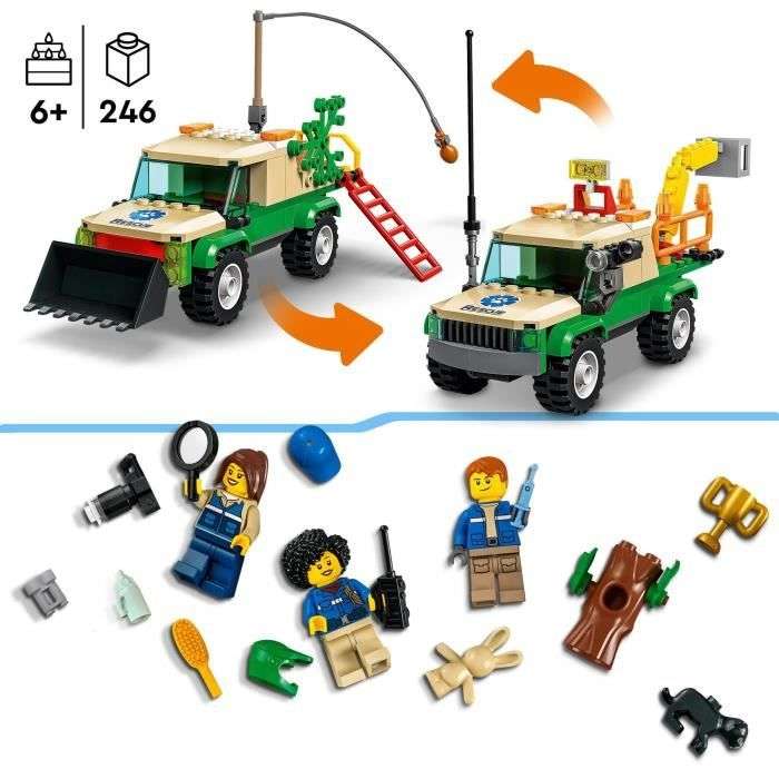 Jouet Lego Missions de Sauvetage des Animaux Sauvages