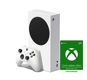 Console Xbox Series S + Crédit Xbox Live de 20€