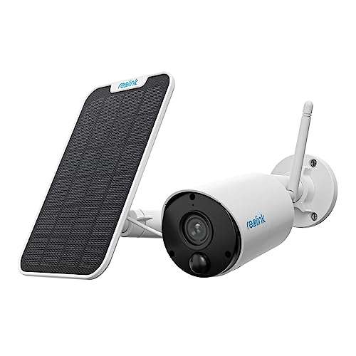 ieGeek 2K 3MP Camera Surveillance WiFi Exterieure sans Fil avec Panneau  Solaire