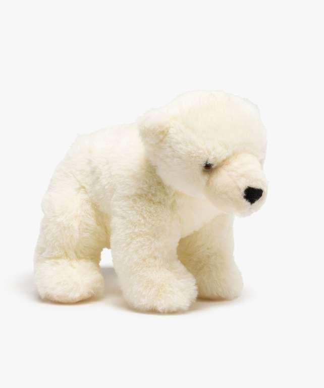 Sélection de peluches animaux Keel Toys en matières recyclées - Ex : Ours polaire