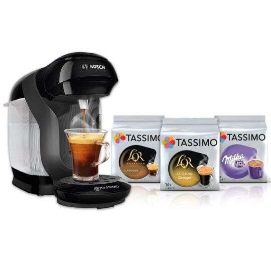 Machine à café Tassimo Bosch TAS1102C3 + 3 packs de dosettes