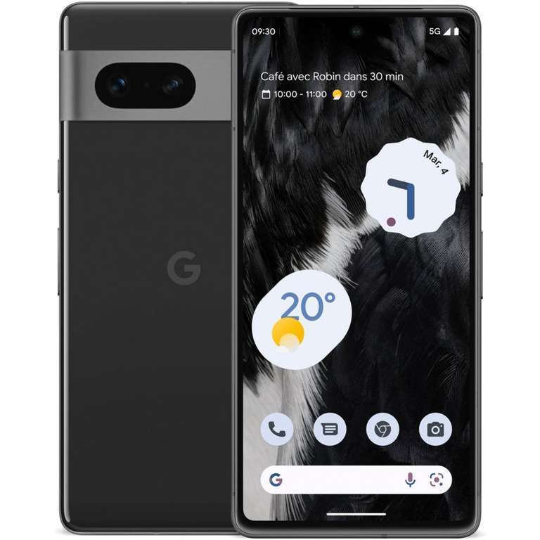 [Etudiants] Pack Smartphone 6.32" Google Pixel 7 - 5G, OLED FHD+ 90Hz, 8 Go RAM, 128 Go + Écouteurs sans fil Pixel Buds A-Series