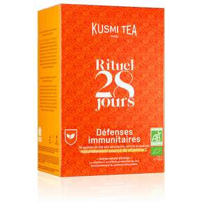 Lot de 3 coffrets Kusmi Tea Rituel 28 Jours Défenses Immunitaires - cure de vitamine C & thé vert