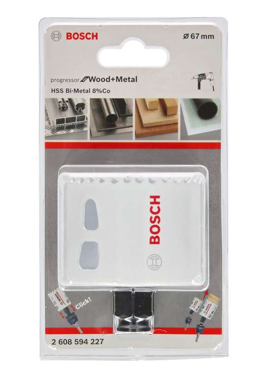 Scie trépan Bosch Professional Progressor - Bois et métal, Ø67mm, Accessoires pour perceuses