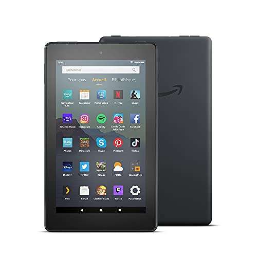 Tablette 7" Amazon Fire 7 - Ecran IPS, 16 Go Stockage (Avec publicités)