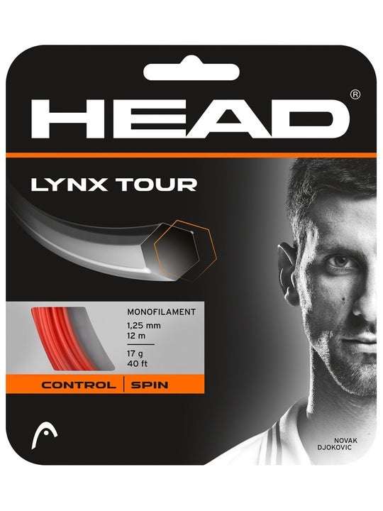 1 Cordage tennis Head acheté = 1 cordage head Lynx Spin offert (ex head lynx tour orange 125)