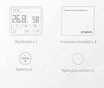 Lot de 2 thermomètres-hygromètres Xiaomi Duka Atuman TH1 - Ecran LCD 2,8", Fonction horloge et calendrier