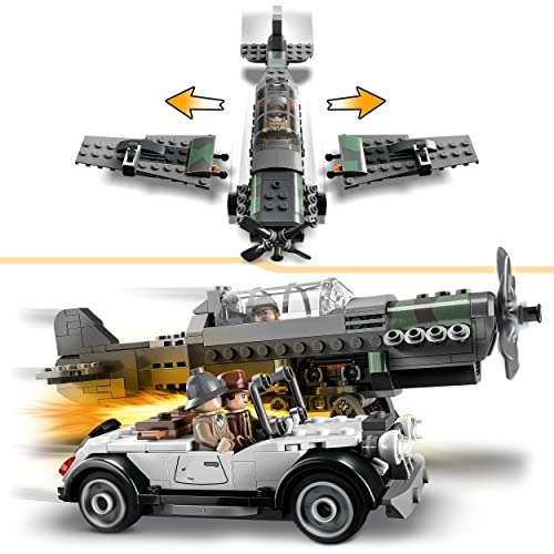 Jeu de construction Lego Indiana Jones (77012) - La Poursuite en Avion de Combat