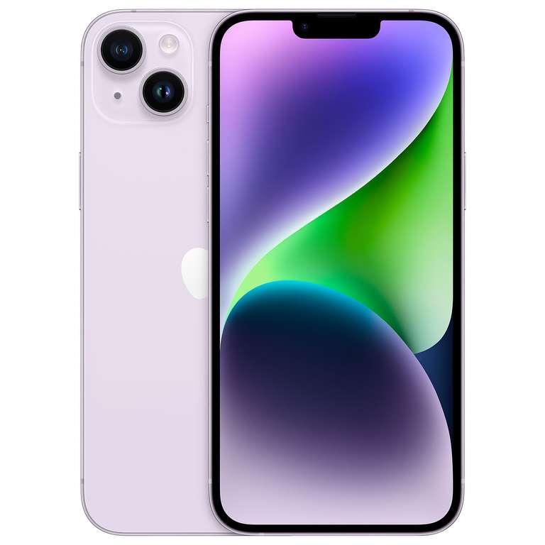 Smartphone 6.7" Apple iPhone 14 Plus 5G - 128 Go (Blanc, Mauve ou Jaune)