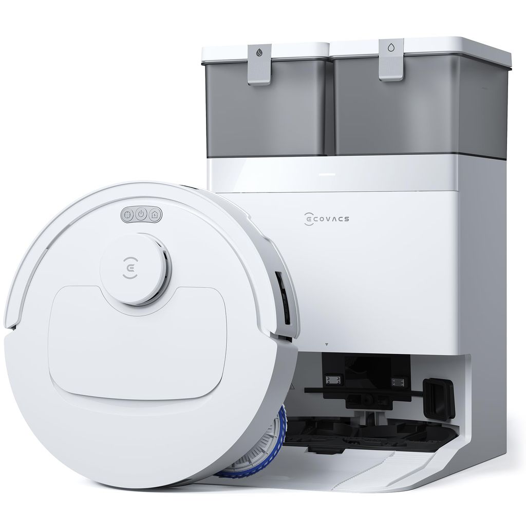 Robot Aspirateur Laveur Ecovacs Deebot T30C Gen2 - avec Station Omni, 25000Pa, Lavage 75°C