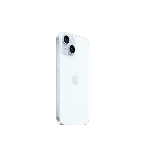Smartphone 6.1" Apple iPhone 15 - 128Go, modèle européen, Bleu, Rose ou Vert
