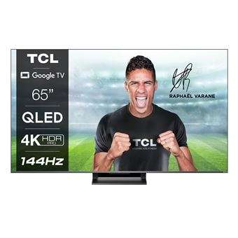 TV 65" TCL 65C731 (2022) - QLED, 4K UHD, 144 Hz, HDR Pro, Dolby Atmos & Vision iQ, HDMI 2.1/eARC, ALLM (via ODR de 100€)
